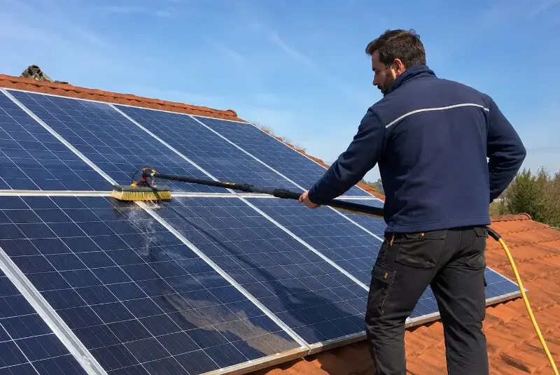 Nettoyage et entretien de panneaux solaires à Cusy